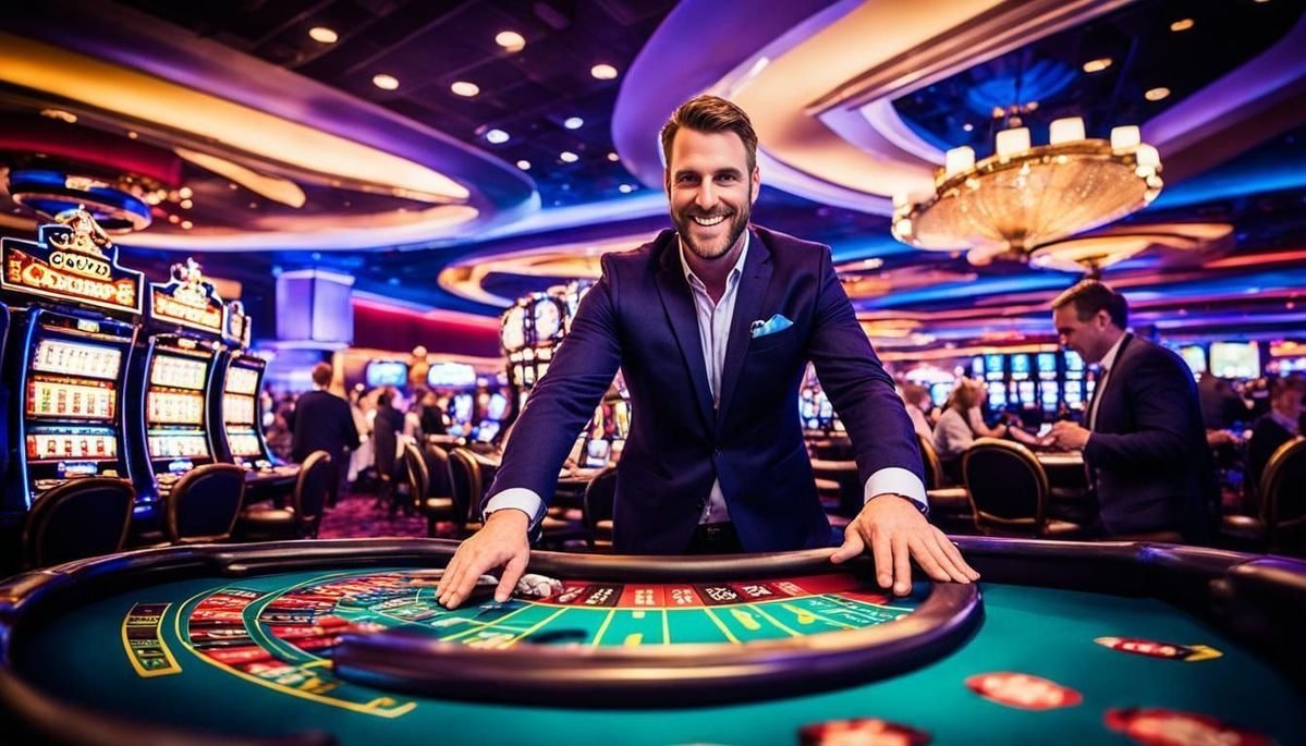 Meja permainan Sic Bo Dadu dengan dealer live di platform parlay bola